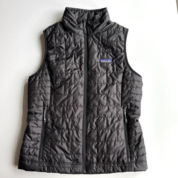 Patagonia Jackets & Blazers - Patagonia 84247 Nano Puff Full Zip Quilted Primaloft Black Puffer Vest women S